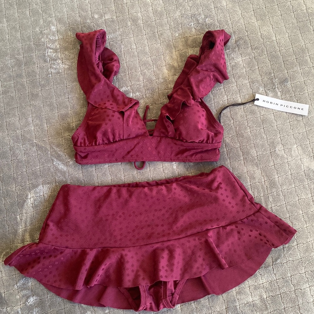 COPY - Robin Piccone Julianna Ruffle Two Piece